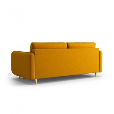 Canapé convertible Scaleta Jaune Pieds Métal Doré BOUTICA DESIGN MIC_3SF_99_A1_SCALETA7