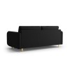 Canapé convertible Scaleta Noir Pieds Métal Doré BOUTICA DESIGN MIC_3SF_99_A1_SCALETA10