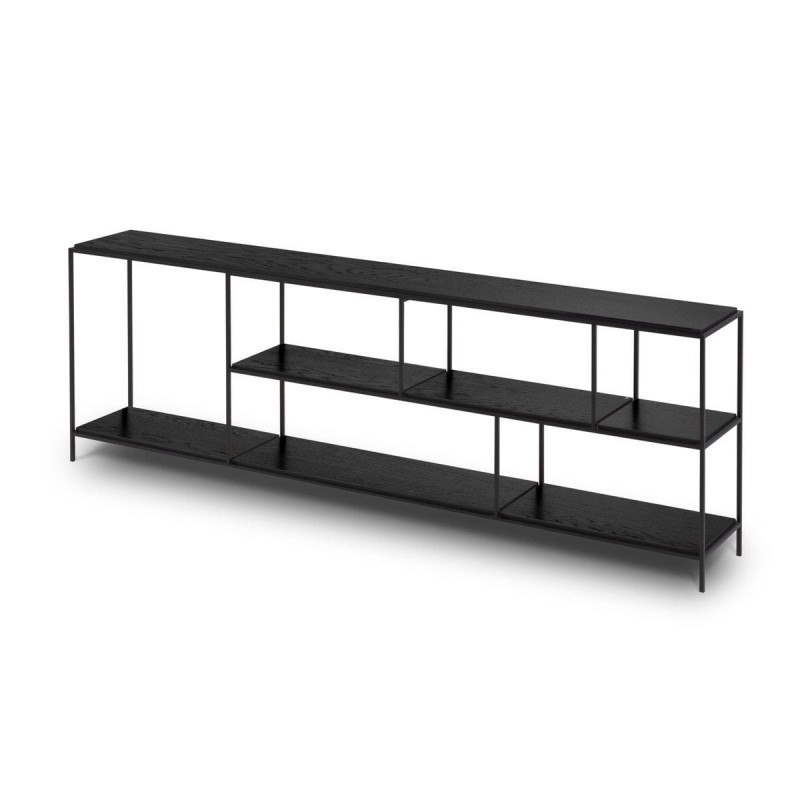 Console Steppe Placage en Chêne Noir 60x25x180 BOUTICA DESIGN MIC_CON_180x25_STEPPE2