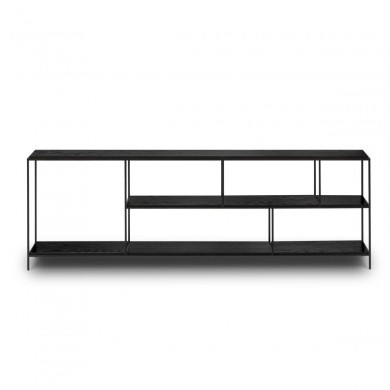 Console Steppe Placage en Chêne Noir 60x25x180 BOUTICA DESIGN MIC_CON_180x25_STEPPE2