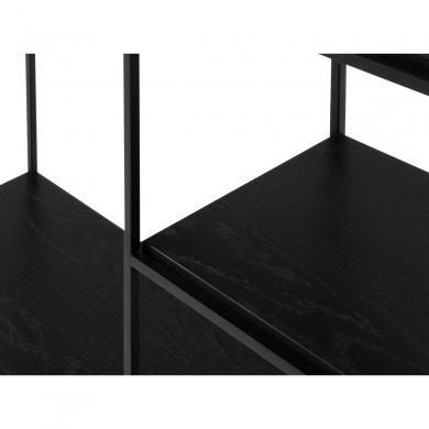 Console Steppe Placage en Chêne Noir 60x25x180 BOUTICA DESIGN MIC_CON_180x25_STEPPE2
