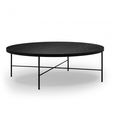 Table basse Steppe Placage en Chêne Noir 30x90x90 BOUTICA DESIGN MIC_TAB_90_STEPPE2