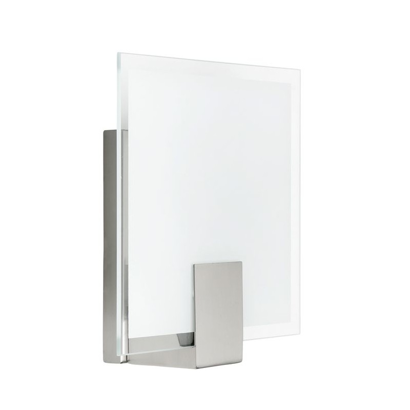 Applique murale carrée SONIAN 1x40W E14 ACIER BRILLIANT 90324/13