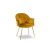 Chaise velours Tanami Jaune BOUTICA DESIGN MIC_CH_2_F10_TANAMI2