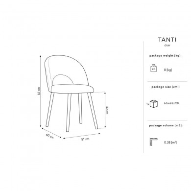 Chaise velours Tanti Gris Clair BOUTICA DESIGN MIC_CH_F1_2_TANTI1