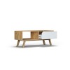 Table basse Togo Blanc Chêne Doré BOUTICA DESIGN MIC_TAB_110x45_F1_TOGO1