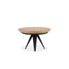 Table extensible Toni Placage en Chêne Naturel 76x120x120 BOUTICA DESIGN MIC_TAB_EXT_120_TONI1