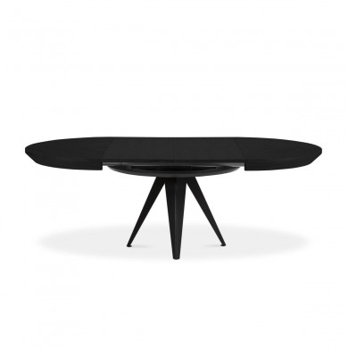 Table extensible Toni Placage en Chêne Noir 76x130x130 BOUTICA DESIGN MIC_TAB_EXT_130_TONI2