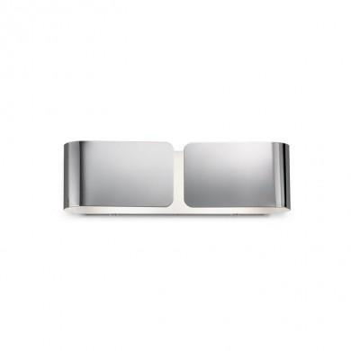 Applique murale CLIP Chrome 2x60W IDEAL LUX 31361