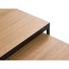 Table basse gigogne bois Veld Placage en Chêne Naturel BOUTICA DESIGN MIC_TAB_SET2_60x60_VELD1