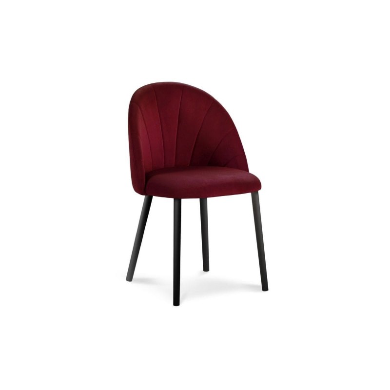 Chaise velours Ventura Rouge BOUTICA DESIGN MIC_CH_2_F1_VENTURA10