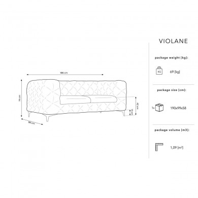 Canapé velours Violane Jaune 2 Places BOUTICA DESIGN MIC_2S_103_F1_VIOLANE3