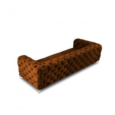 Canapé velours Violane Marron 3 Places BOUTICA DESIGN MIC_3S_103_F1_VIOLANE2