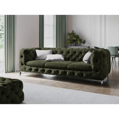 Canapé velours Violane Vert Foncé 3 Places BOUTICA DESIGN MIC_3S_103_F1_VIOLANE4