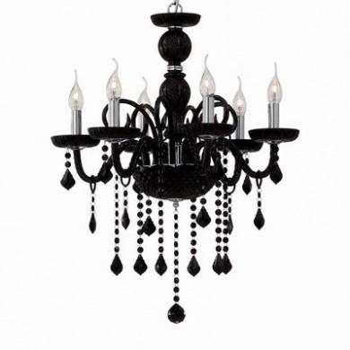 Lustre Baroque GIUDECCA Noir 6x40W IDEAL LUX 32504