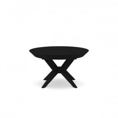 Table extensible Virginia Placage Chêne Noir Chêne Noir 76x120x120 BOUTICA DESIGN MIC_TAB_EXT_120_VIRGINIA3