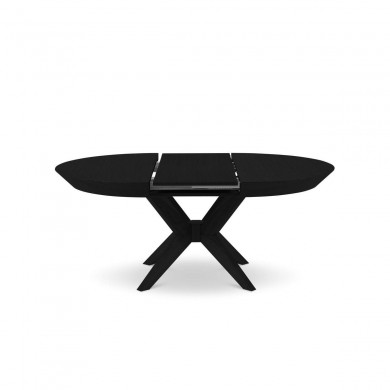 Table extensible Virginia Placage Chêne Noir Chêne Noir 76x120x120 BOUTICA DESIGN MIC_TAB_EXT_120_VIRGINIA3