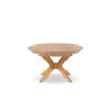Table extensible Virginia Placage Chêne Naturel Chêne 76x130x130 BOUTICA DESIGN MIC_TAB_EXT_130_VIRGINIA1