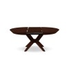 Table extensible Virginia Placage Chêne Foncé Chêne Brun Foncé 76x130x130 BOUTICA DESIGN MIC_TAB_EXT_130_VIRGINIA2