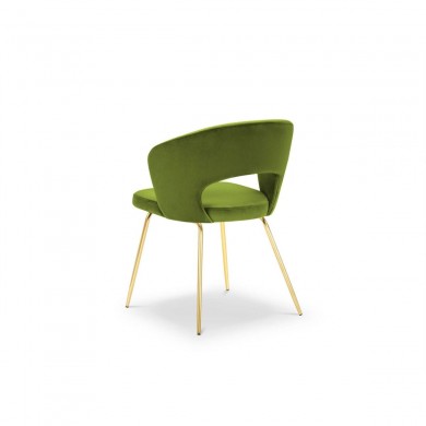 Chaise velours Wedi Vert BOUTICA DESIGN MIC_CH_2_F10_WEDI2