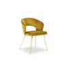 Chaise velours Wedi Jaune BOUTICA DESIGN MIC_CH_2_F10_WEDI3