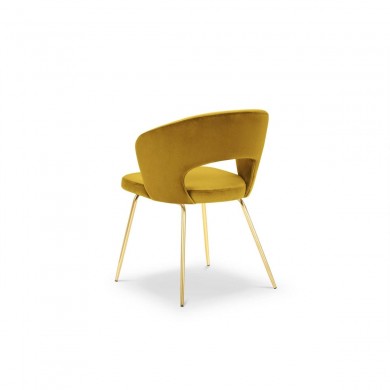 Chaise velours Wedi Jaune BOUTICA DESIGN MIC_CH_2_F10_WEDI3