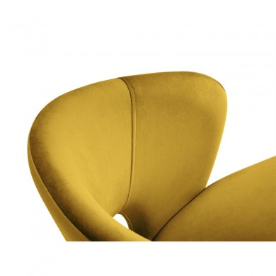 Chaise velours Wedi Jaune BOUTICA DESIGN MIC_CH_2_F10_WEDI3