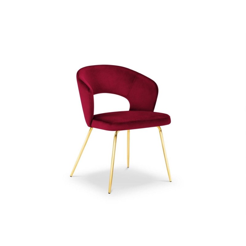 Chaise velours Wedi Rouge BOUTICA DESIGN MIC_CH_2_F10_WEDI4