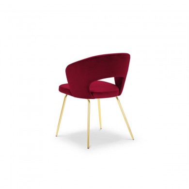 Chaise velours Wedi Rouge BOUTICA DESIGN MIC_CH_2_F10_WEDI4