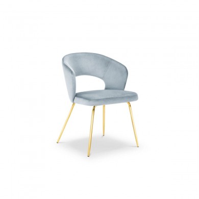 Chaise velours Wedi Bleu Clair BOUTICA DESIGN MIC_CH_2_F10_WEDI6