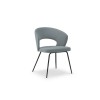 Chaise Wedi Bleu Pieds Métal Noir BOUTICA DESIGN MIC_CH_70_F9_WEDI4