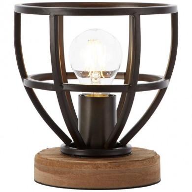 table Noir Lampe - 92610_76 antique de Brilliant MATRIX