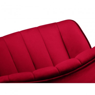 Chaise velours Yuma Rouge Pieds Métal Noir BOUTICA DESIGN MIC_CH_2_F9_YUMA3