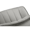 Chaise velours Yuma Gris Clair Pieds Métal Noir BOUTICA DESIGN MIC_CH_2_F9_YUMA10