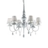 Lustre BLANCHE Blanc 6x40W IDEAL LUX 35581