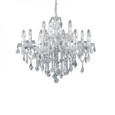 Lustre FLORIAN Chrome 12x40W IDL_035604 35604 Lustre FLORIAN Chrome 12x40W IDEAL LUX 35604