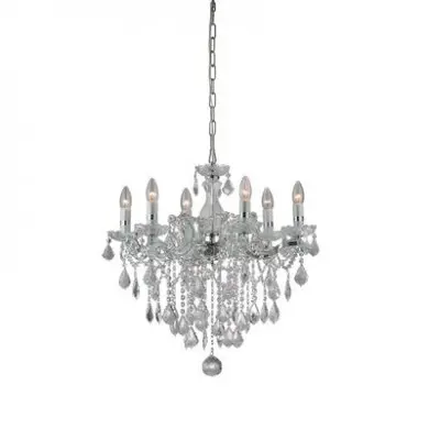 Lustre FLORIAN Chrome 6x40W IDL_035628 35628 Lustre FLORIAN Chrome 6x40W IDEAL LUX 35628