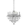 Lustre FLORIAN Chrome 6x40W IDEAL LUX 35628