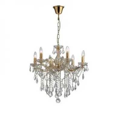 Lustre FLORIAN Or 6x40W Doré IDL_035635 35635 Lustre FLORIAN Or 6x40W Doré IDEAL LUX 35635