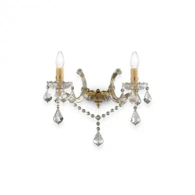 Applique murale FLORIAN Or 2x40W IDL_035659 35659 Applique murale FLORIAN Or 2x40W IDEAL LUX 35659