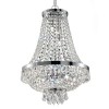 Lustre avec pampilles Montgolfière CAESAR Chrome 9x40W IDEAL LUX 41827