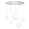 Suspension MAPA Blanc 5x60W IDEAL LUX 43562