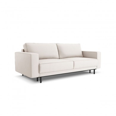 Canapé convertible avec coffre Caro Beige Clair Tissu BOUTICA DESIGN MIC_3SF_78_F1_CARO1