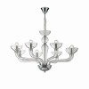 Lustre CASANOVA Transparent 8x40W IDEAL LUX 44255