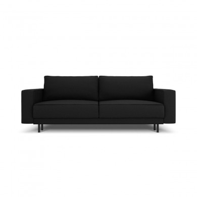 Canapé convertible avec coffre Caro Noir Tissu BOUTICA DESIGN MIC_3SF_78_F1_CARO6