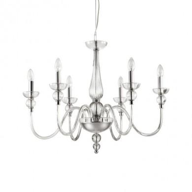 Lustre Design Italien DOGE Transparent 6x40W IDEAL LUX 44422