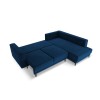 Canapé convertible velours droit Caro Bleu Roi BOUTICA DESIGN MIC_RCF_51_F1_CARO2