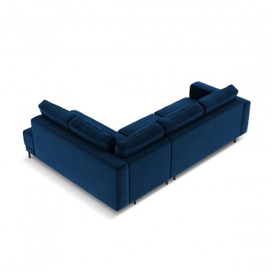 Canapé convertible velours droit Caro Bleu Roi BOUTICA DESIGN MIC_RCF_51_F1_CARO2