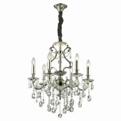 Lustre GIOCONDA Argent 6x40W IDEAL LUX 44927