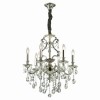 Lustre GIOCONDA Argent 6x40W IDEAL LUX 44927